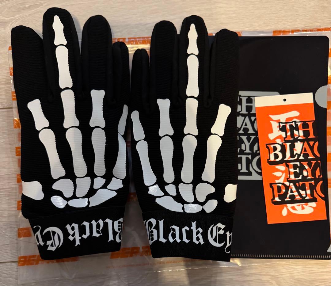 新品）ブラックアイパッチ　SKELETON’S FINGER GLOVES