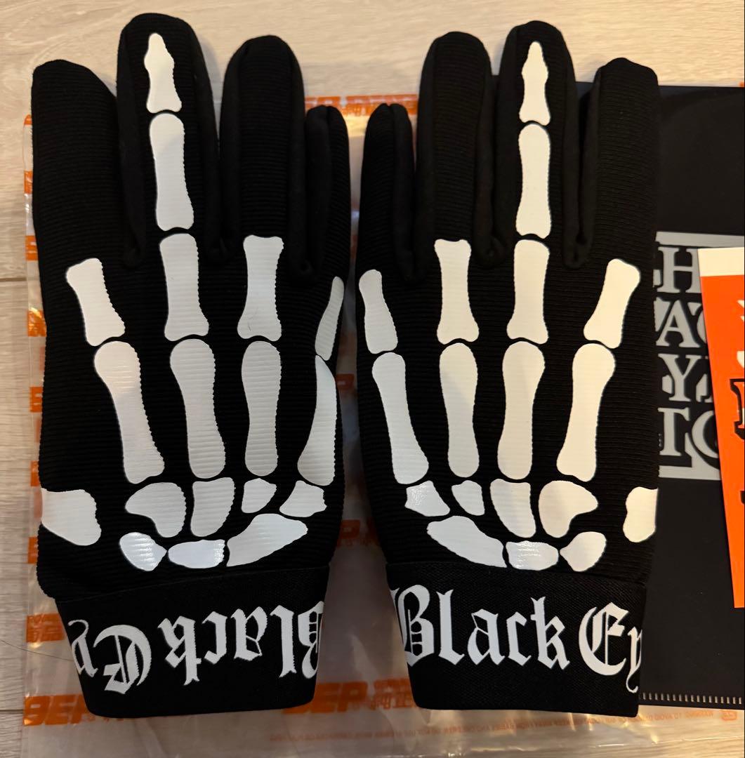 新品）ブラックアイパッチ　SKELETON’S FINGER GLOVES