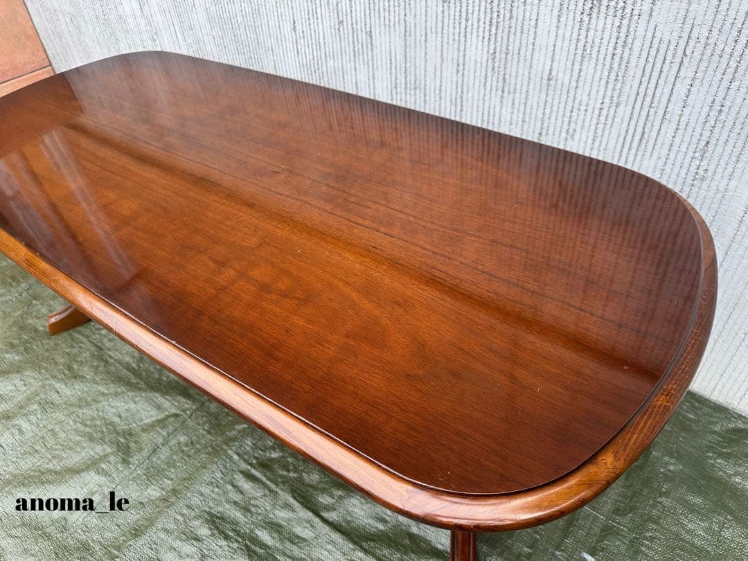 【センターテーブル】カリモク　コロニアル　昭和レトロヴィンテージ◎