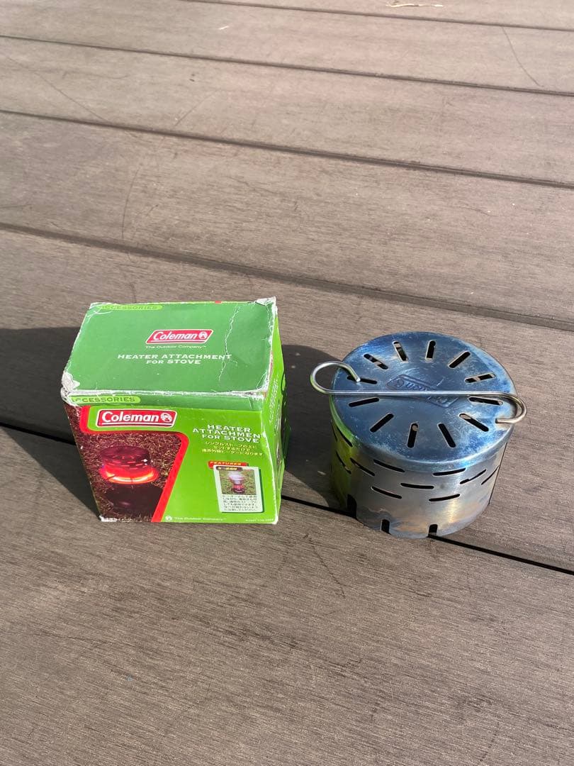 Coleman コールマン モデル533／ヒーターアタッチメント／純正ケース付