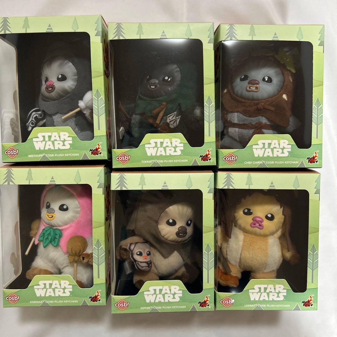 【新品未開封】スターウォーズCOSB ぬいぐるみキーチェーン 6体セット