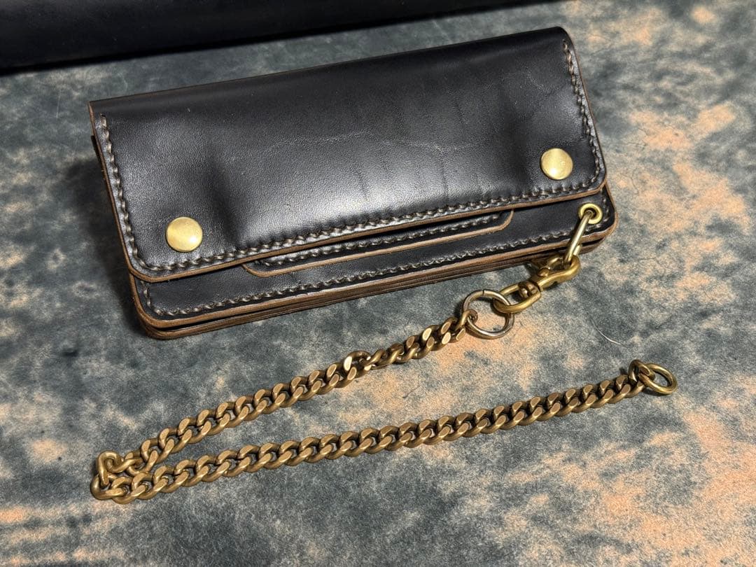 MARYAM社HORSE BUTT(茶芯)血筋多め個体!トラッカーウォレット