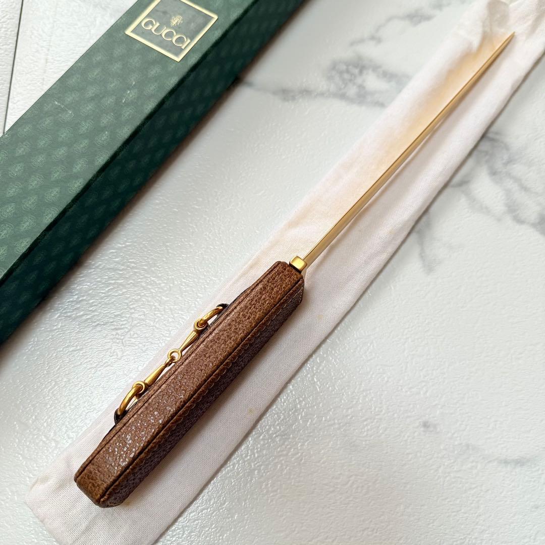 vintage GUCCI オールドグッチ ビット ペーパーナイフ イタリア製