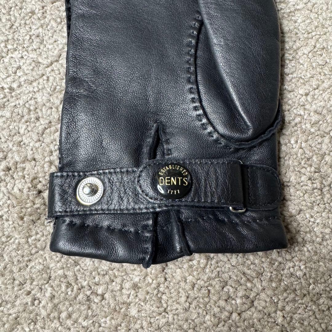 【DENTS】デンツ グローブ 本革 ヘアシープグローブカシミヤ100%