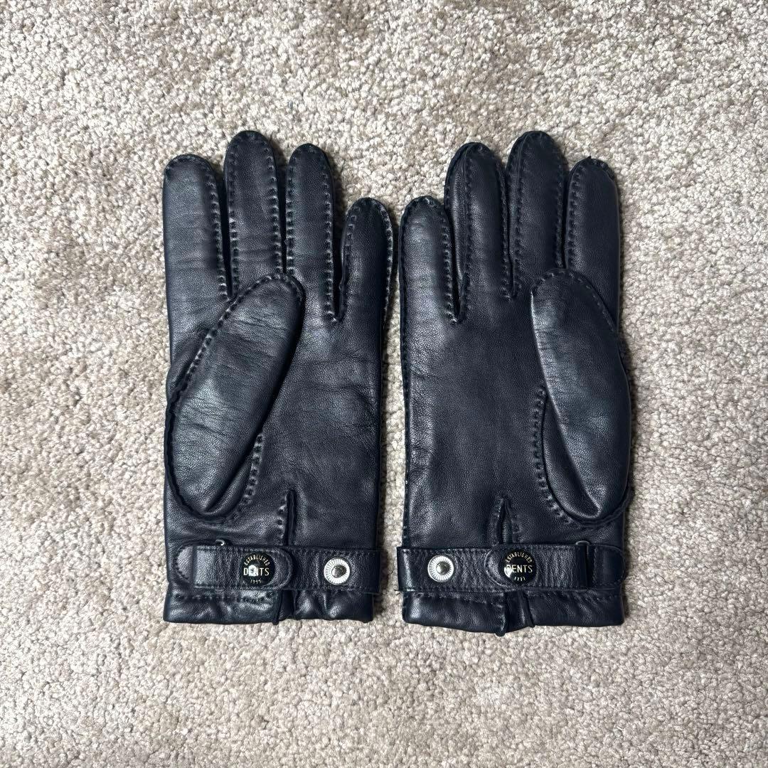 【DENTS】デンツ グローブ 本革 ヘアシープグローブカシミヤ100%
