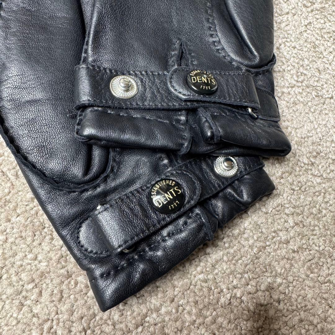 【DENTS】デンツ グローブ 本革 ヘアシープグローブカシミヤ100%