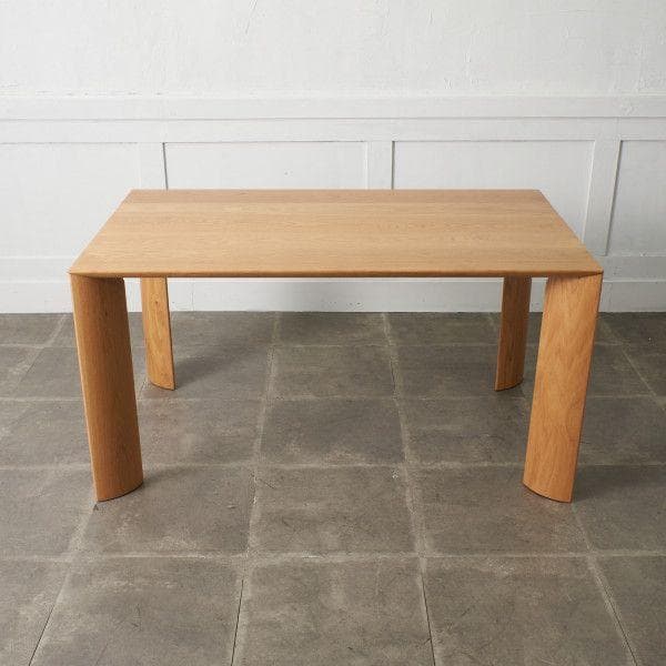 88814★オーク 無垢材 ダイニングテーブル W1400xD850