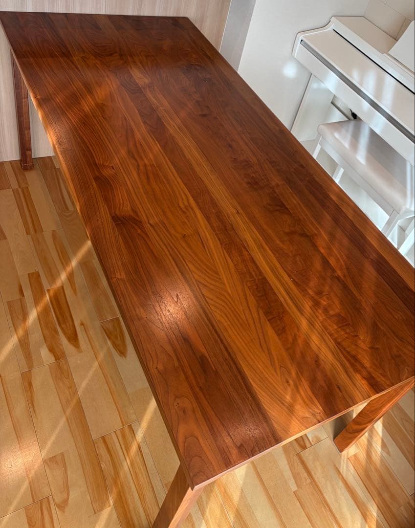 【期限付き出品】無印良品 無垢材ウォールナット テーブル 180cm