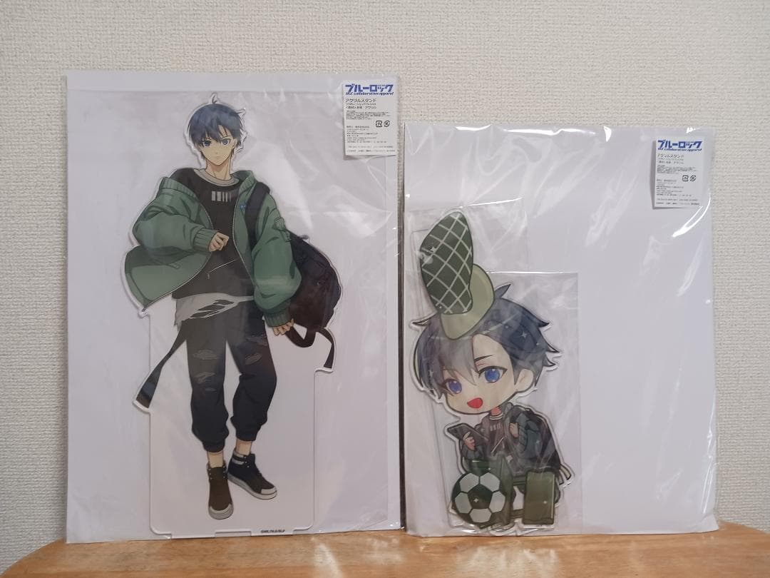 ブルーロック 潔世一 UGCコラボ アパレル BIGアクリルスタンド Wセット