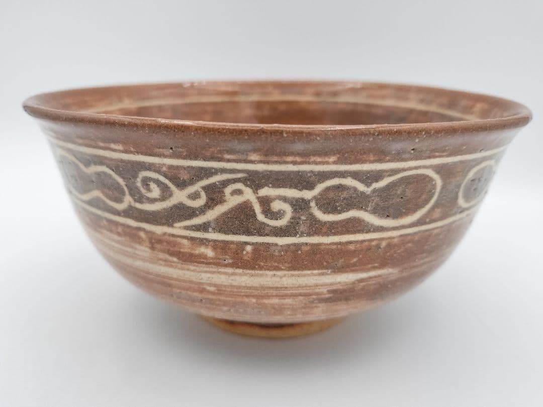 a820 萩焼 瓢唐草 福寿重鉢 堀之内宗完箱書 田原陶兵衛 木箱 菓子器　茶道