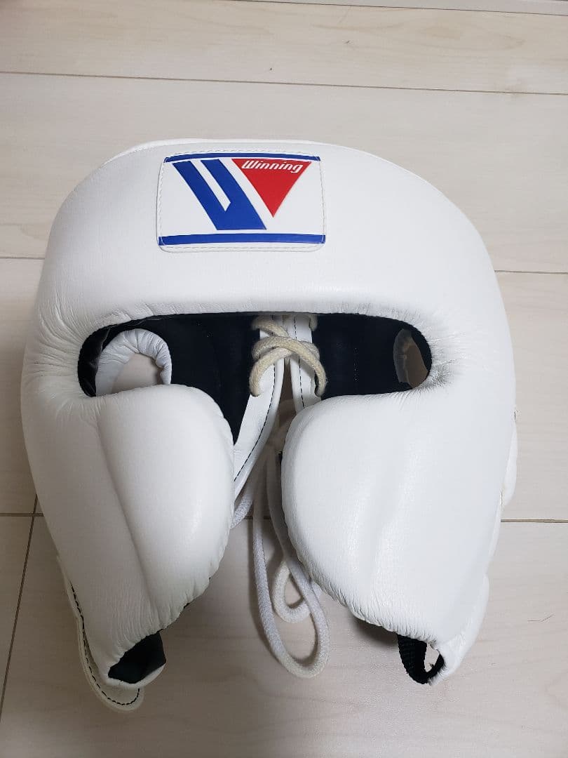 Winning ヘッドギア ホワイト レースアップ式