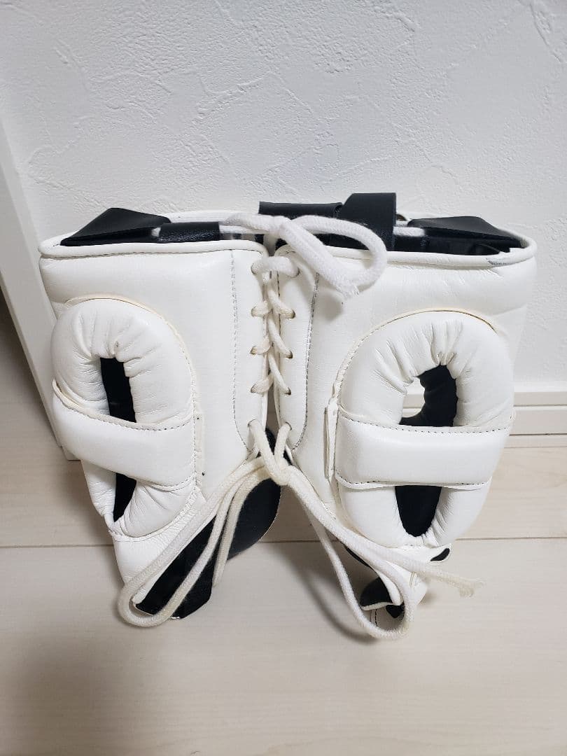 Winning ヘッドギア ホワイト レースアップ式