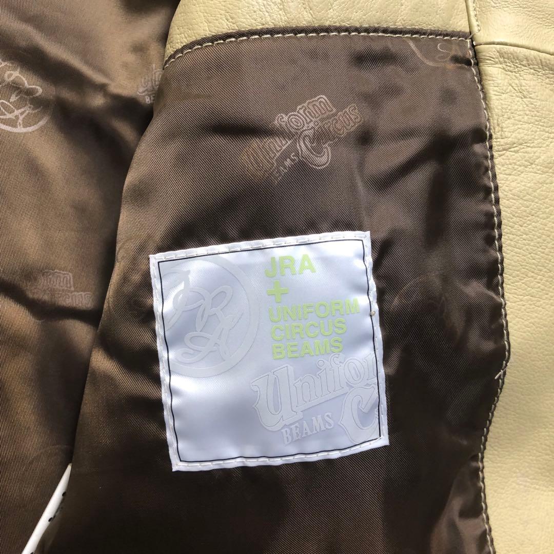 限定JRA + UNIFORM CIRCUS × BEAMS 本革 レザー 豚革