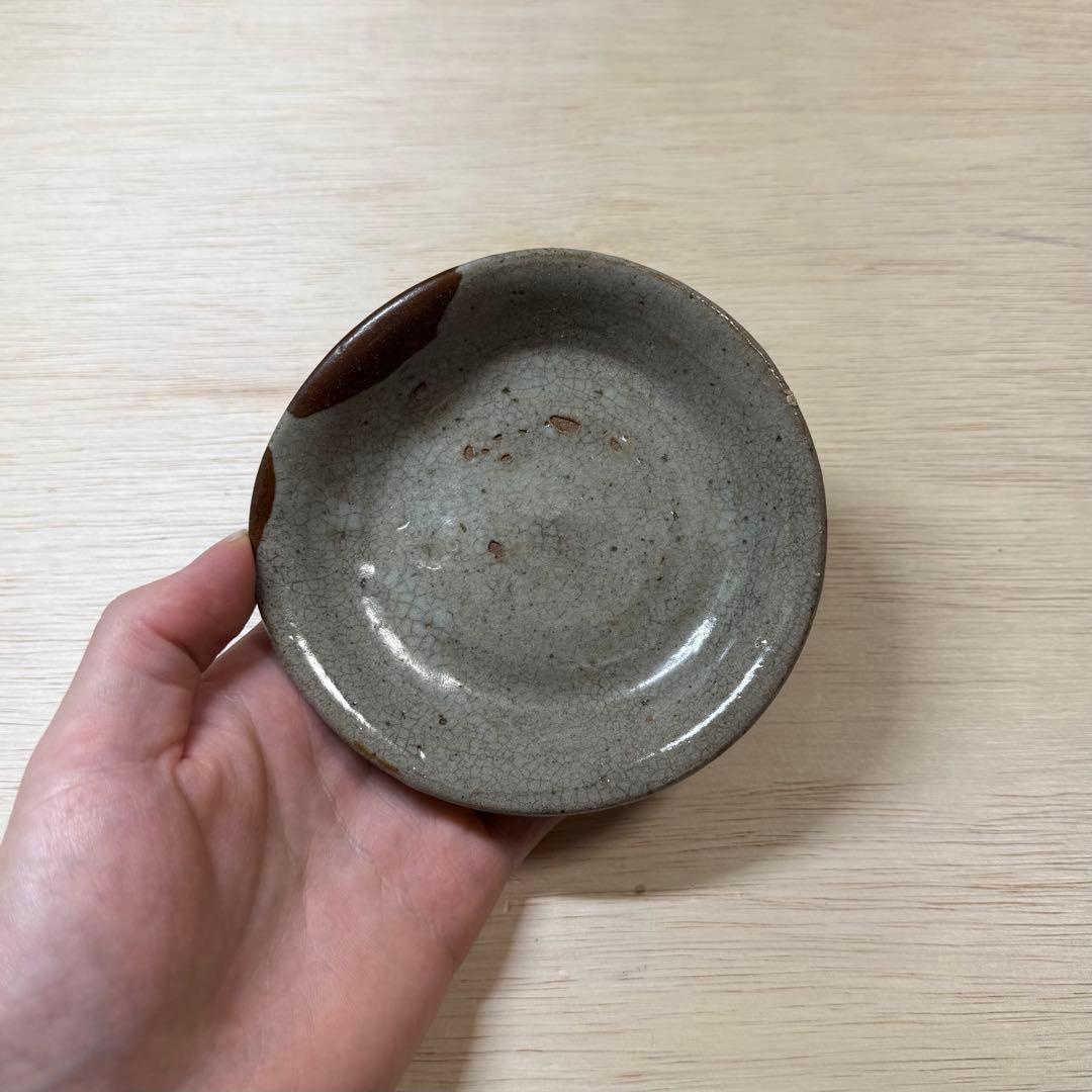 古唐津 無地唐津 小皿 桃山時代 江戸時代 伝世品 古美術 骨董 初期伊万里