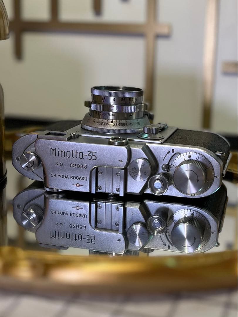 フィルムカメラ Minolta 35 Model II ROKKOR 45mm f2.8