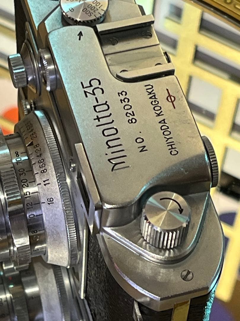 フィルムカメラ Minolta 35 Model II ROKKOR 45mm f2.8