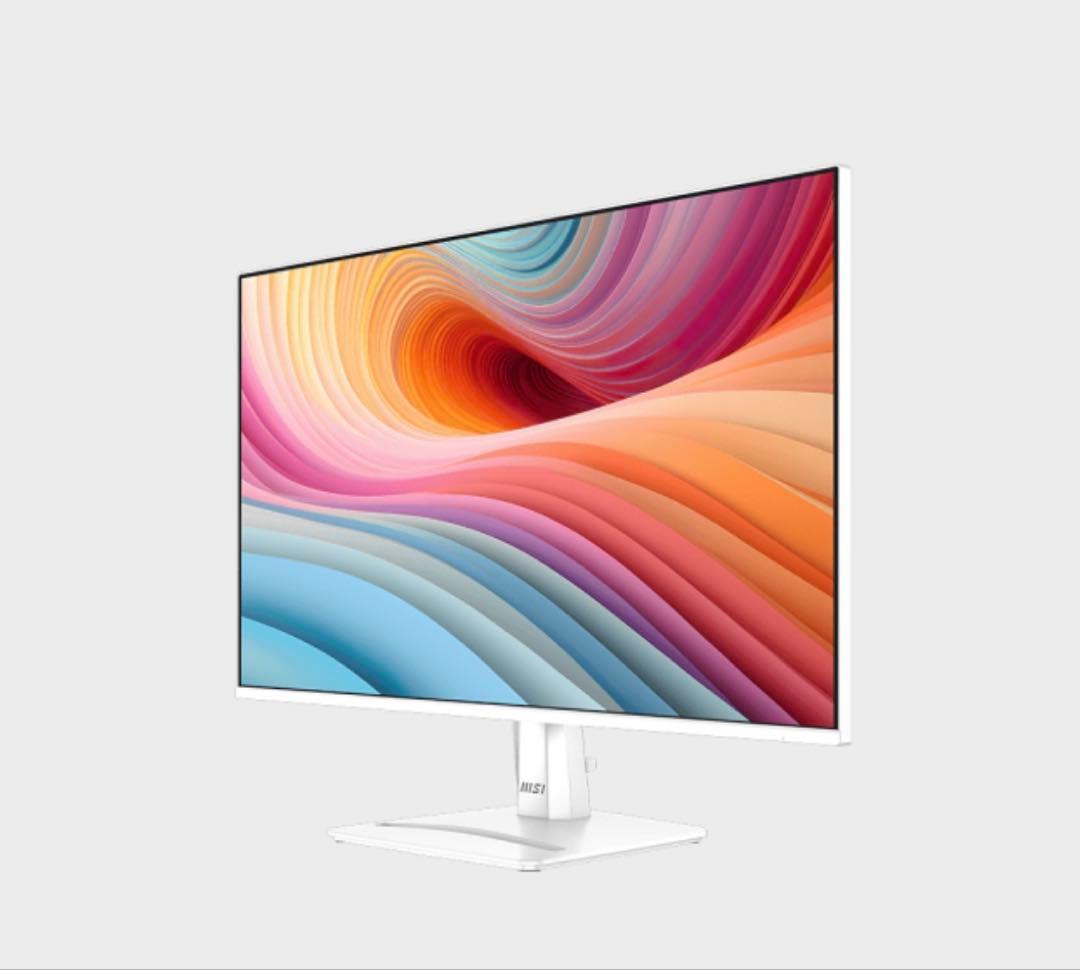 MSI 27インチ　ディスプレイ・ゲーミングモニター　ホワイト