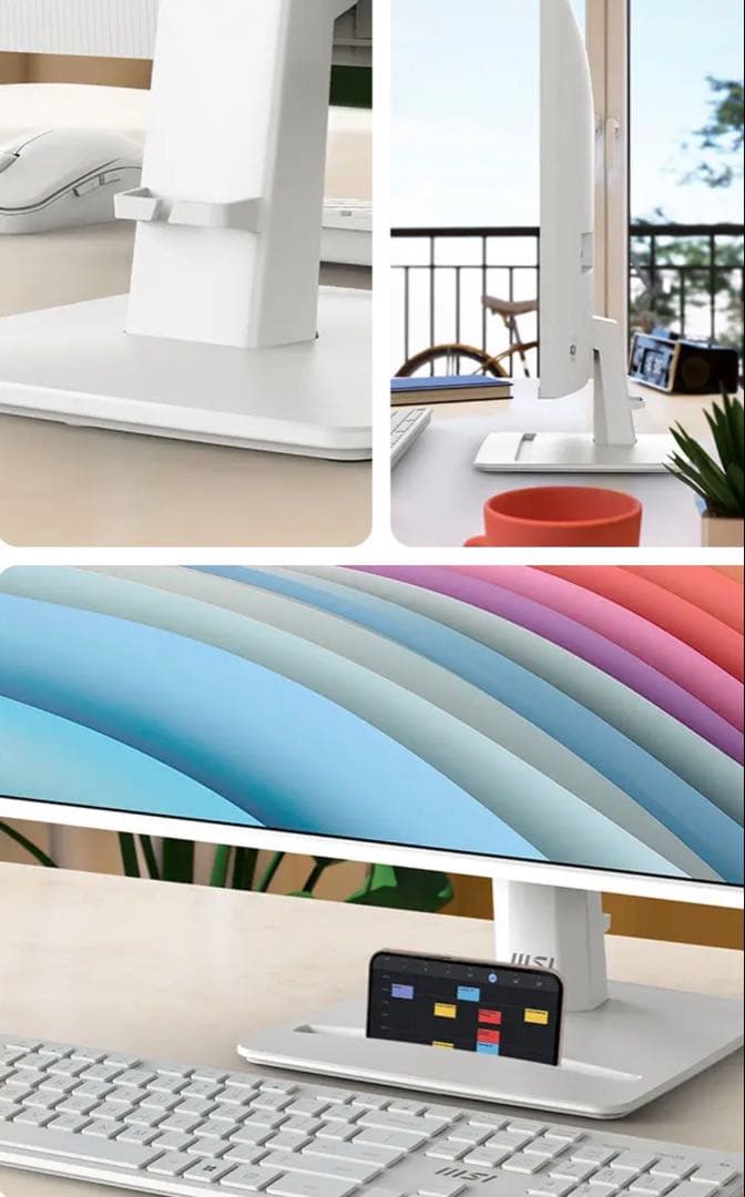 MSI 27インチ　ディスプレイ・ゲーミングモニター　ホワイト