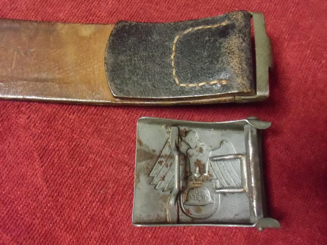 Ｗワイマールドイツ軍＊１９２９年型＊鉄兜団バックルベルト＊１００ｃｍ（実物）