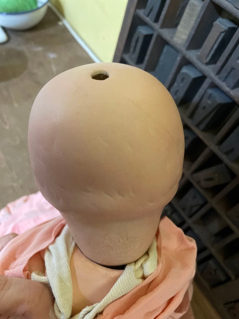 275アーモンドマルセル、ビスク人形赤ちゃんスレ、難あり格安古いドイツ