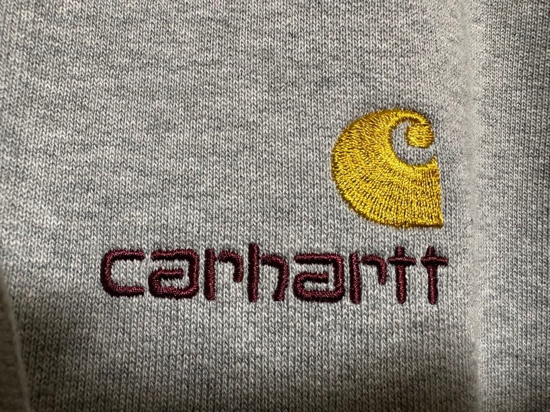 Carhartt グレー フルジップパーカー XL