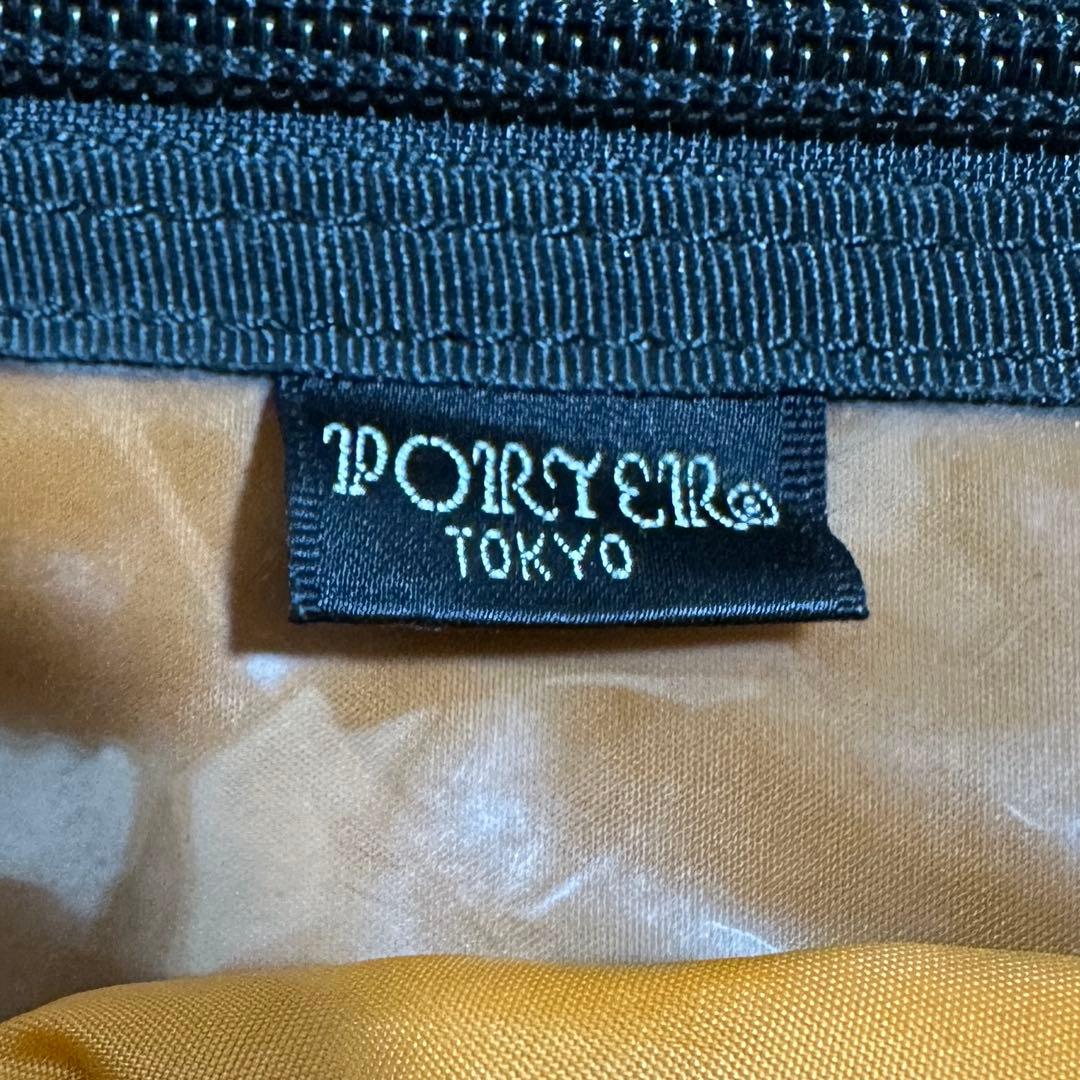 美品✨ 2way　2層　A4◎　大容量　タンカー　ポーター　ショルダーバッグ　黒