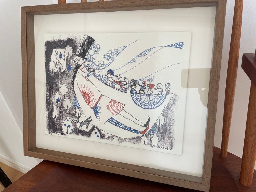 ミカオ　MICAO 「ハーメルンの笛吹き」版画　絵画