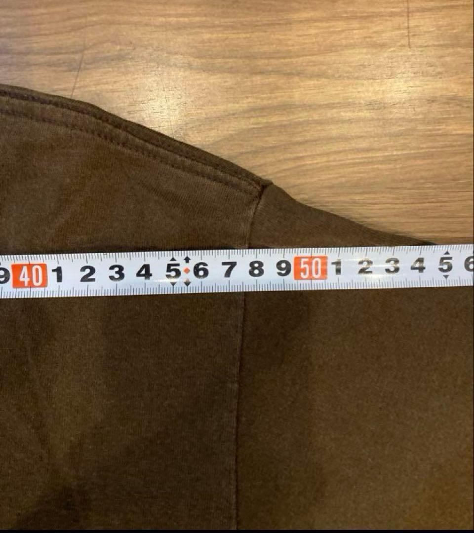 ステューシー　90年代old stussy ヴィンテージTシャツ紺タグブラウンL