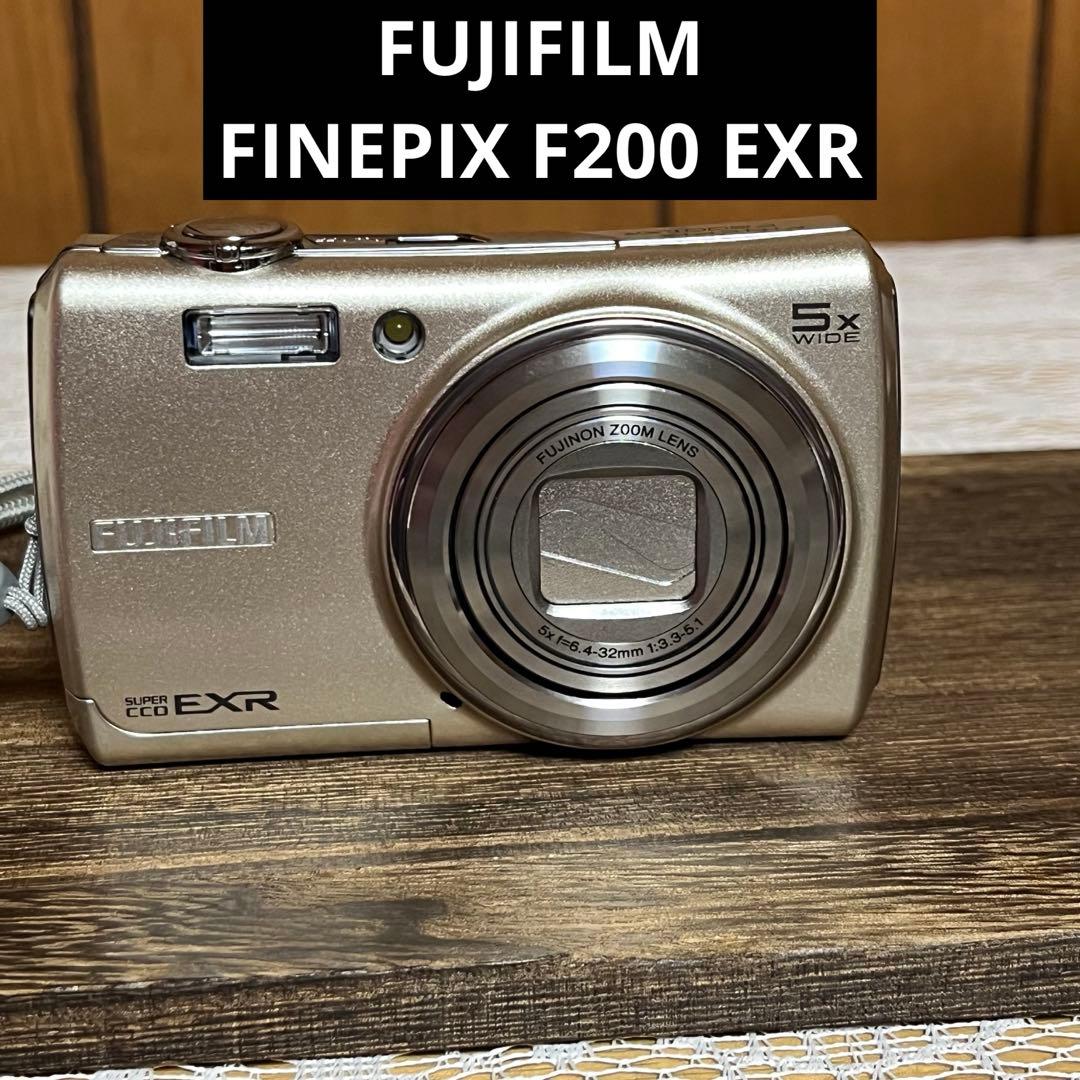 FUJIFILM FINEPIX F200 EXR デジカメ 動作未確認 美品