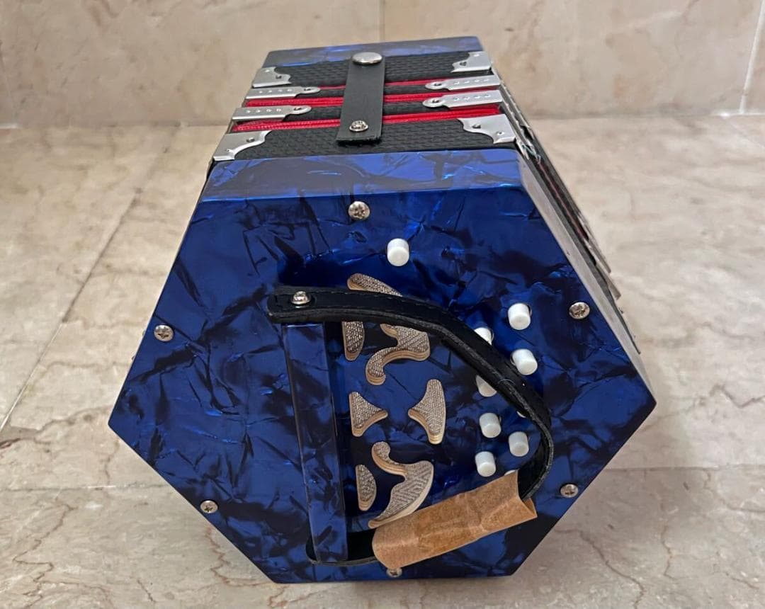 六角形 アコーディオン 20キー 40トーン