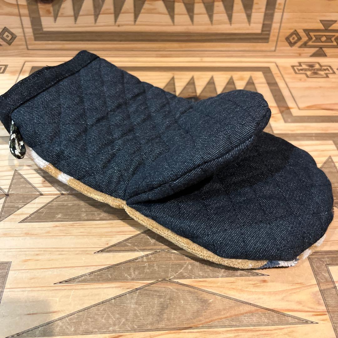 あるページ ペンドルトン クッションカバー リメイク 鍋つかみ 新品