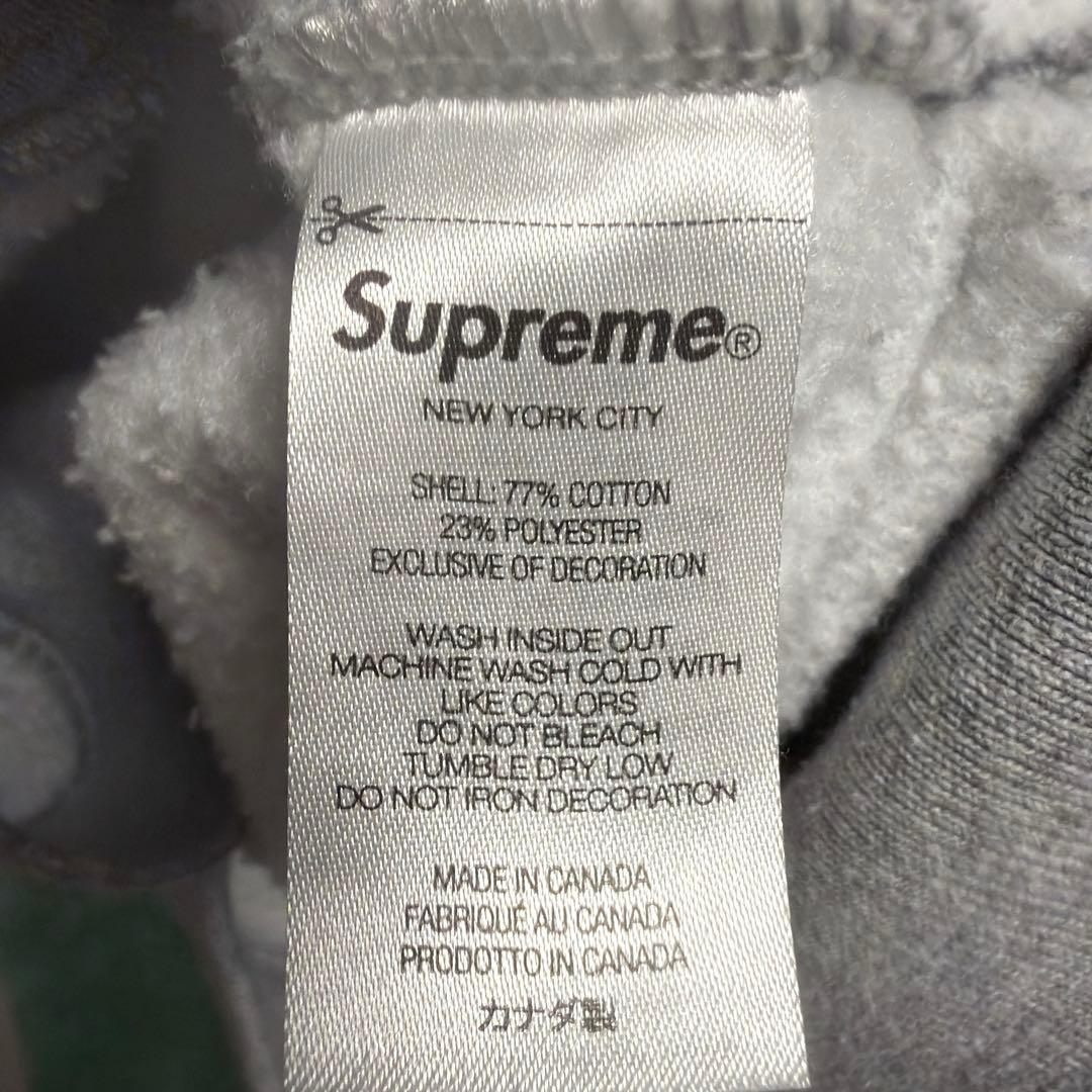 Supreme グレー パーカー Sサイズ