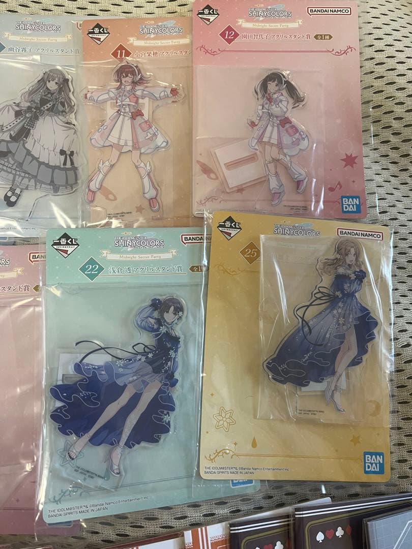 一番くじ アイドルマスター アクリルスタンド 20点　案内状　14点