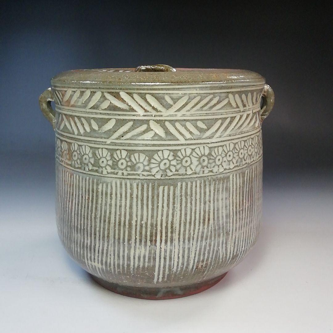 Ｓ７８０　水指　『三嶋　水指』『祥雲窯　原清和造』　共箱　茶道具