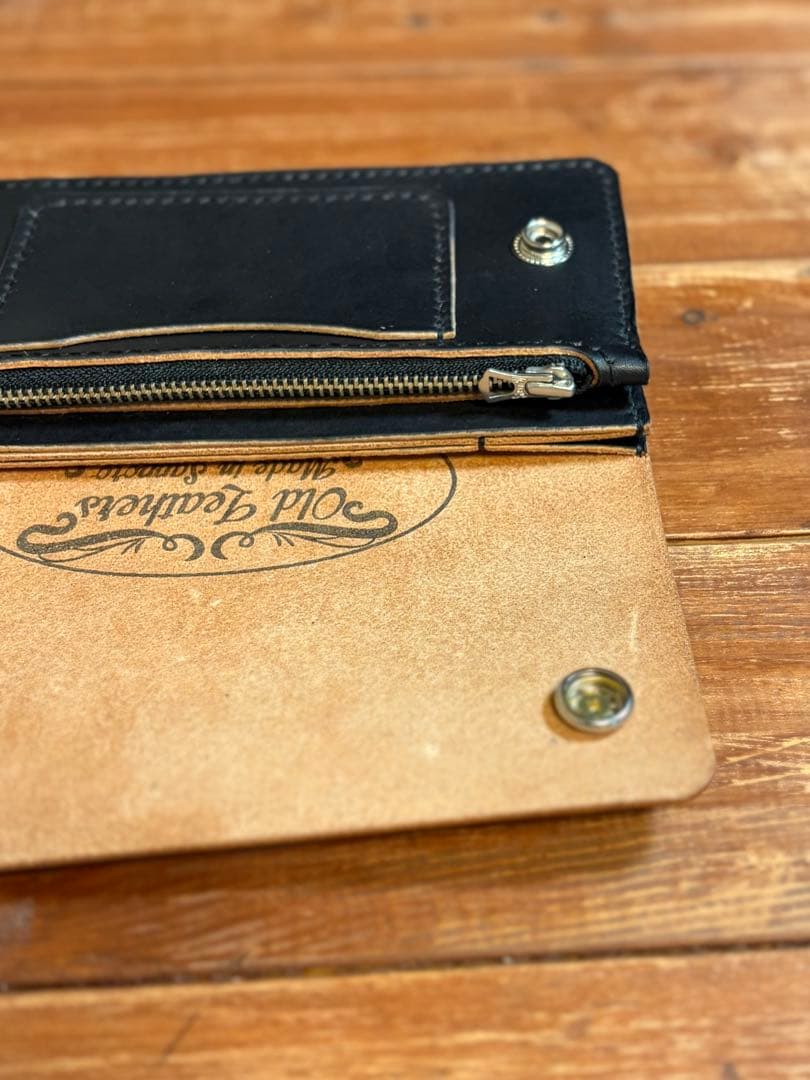 トラッカーウォレット TW-01 アポロコンチョカスタム 茶芯 手染め