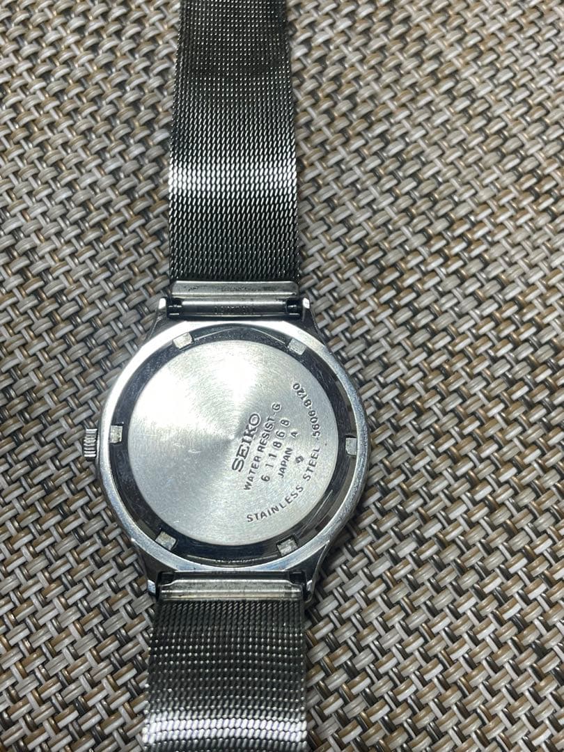 セイコー LM 自動巻き時計 シルバー