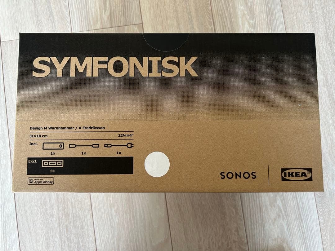 ［IKEA］SYMFONISKシンフォニスク ブックシェルフ型WiFiスピーカー