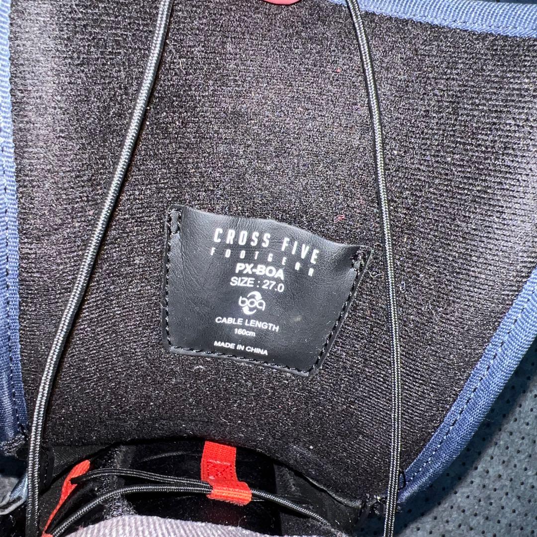 7-8回使用 27cm CROSS FIVE PX-BOA スノボブーツ