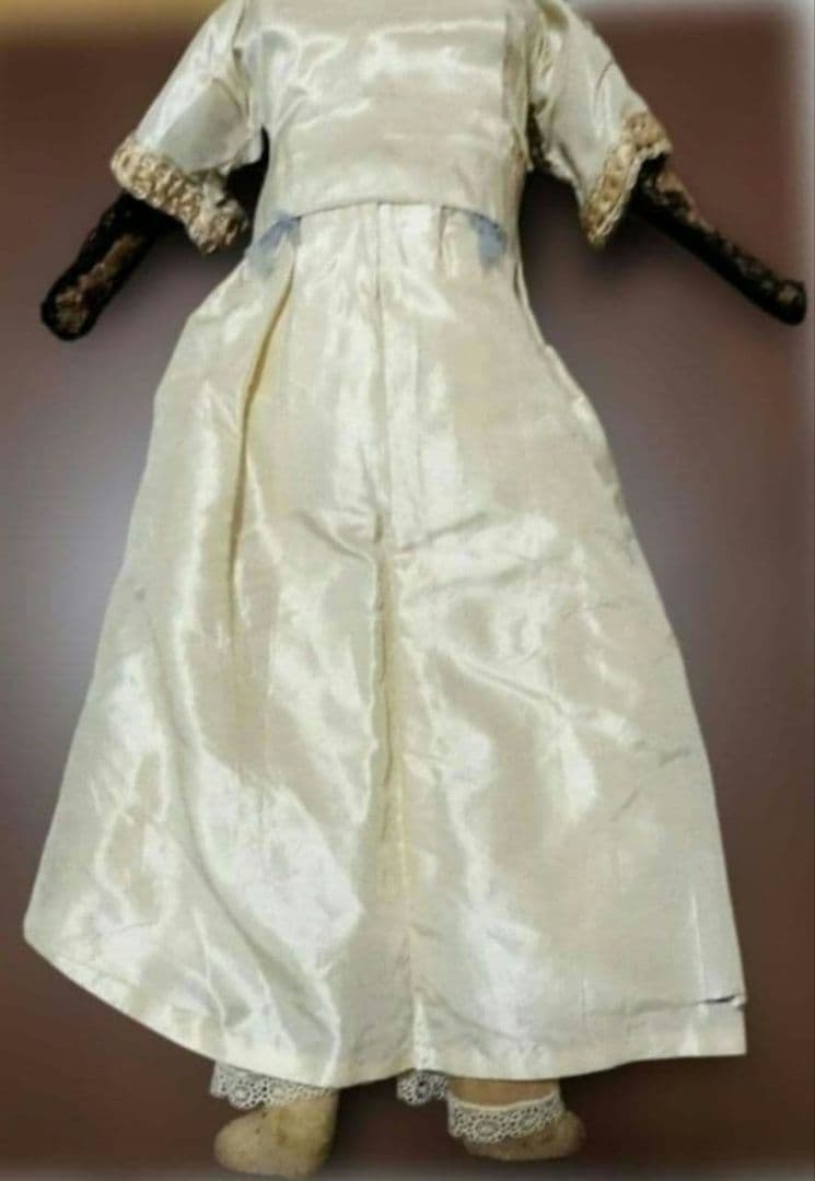 襤褸×アンティーク×40cm　チャイナヘッドドール　コレクター向け　金髪　人形