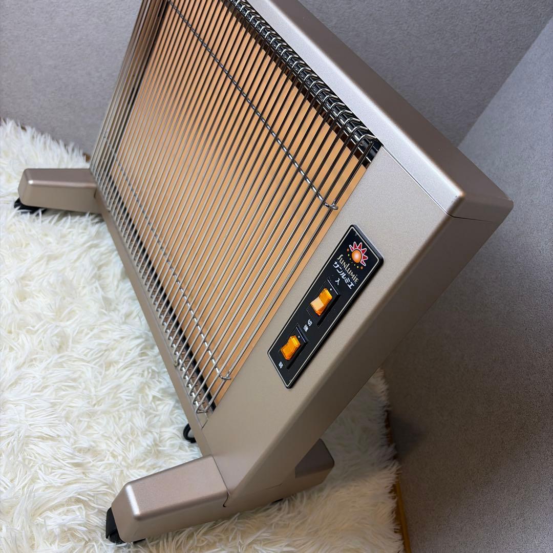 【美品】遠赤外線暖房器　E800LS　サンルミエ　ファンヒーター①