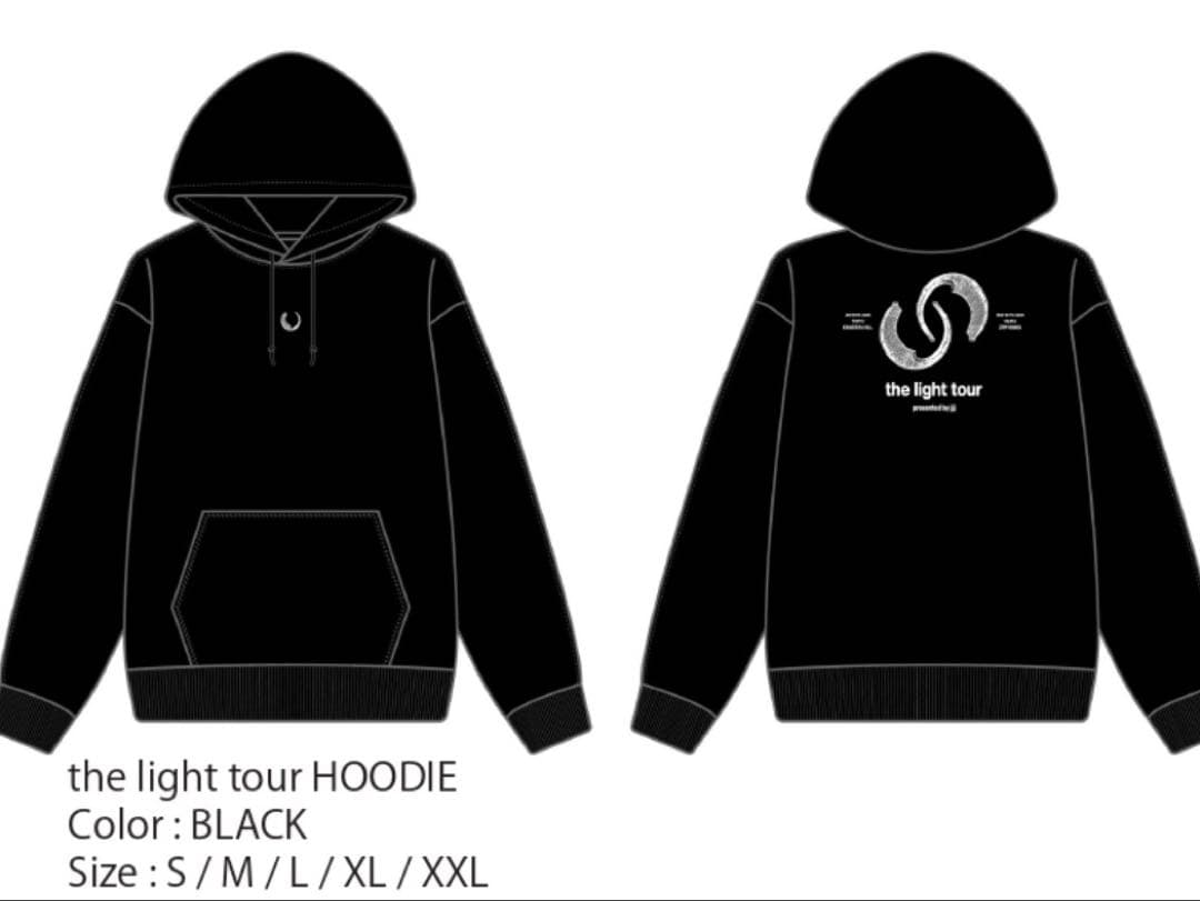 ミュージシャン JJJ the light tour HOODIE