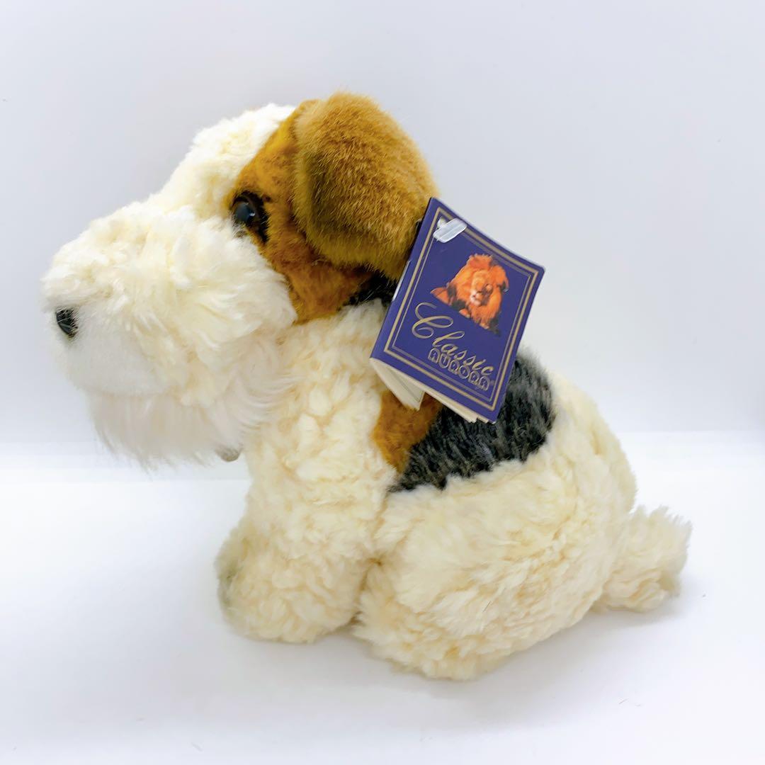 新品*オーロラ社 クラシック フォックステリア ぬいぐるみ 犬 WFT タグ付