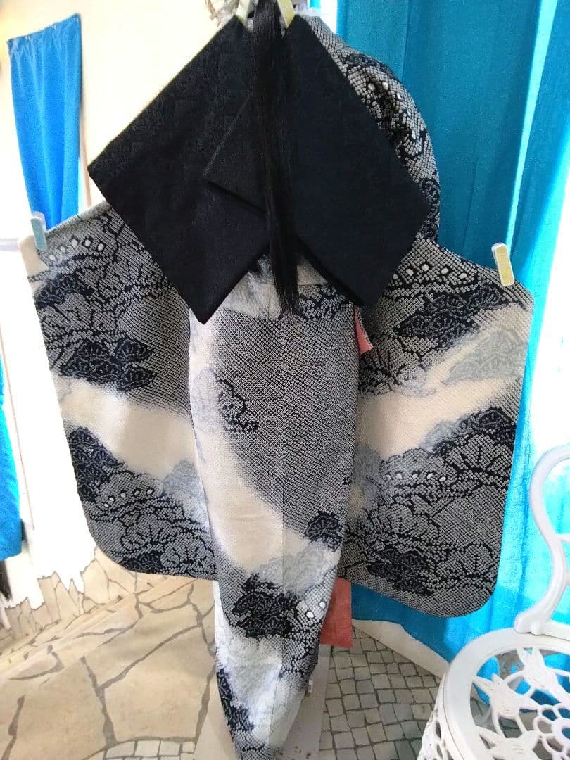 振袖フルセット、正絹総絞りやまと誂製、重ね衿、帯揚げ帯締め、袋帯、襦袢ガード加工