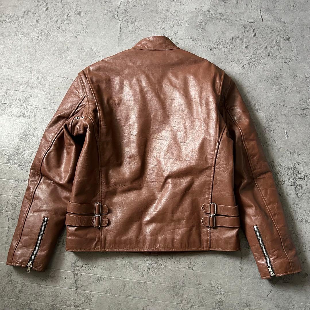 4L HORN WORKS シングルライダース ジャケット バッファローレザー