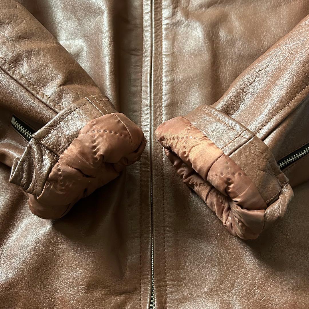 4L HORN WORKS シングルライダース ジャケット バッファローレザー