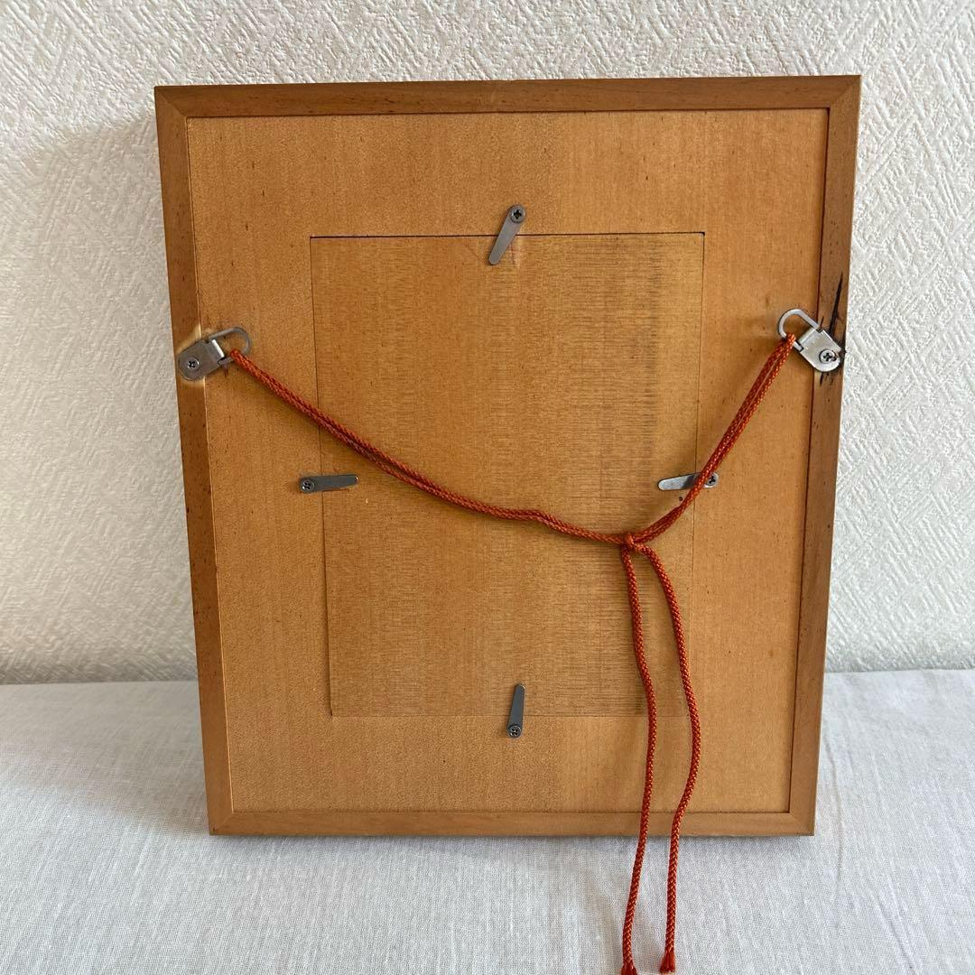 有田焼 源右衛門窯 染錦松竹梅 陶板 額装 陶板画 箱無