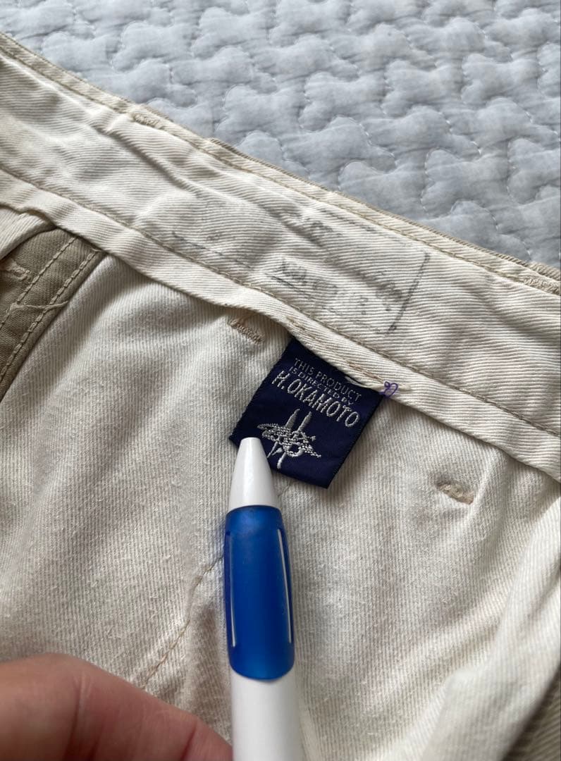 【２本】TOYS McCOY V.HILTSトラウザーズ カーキとアイボリー30