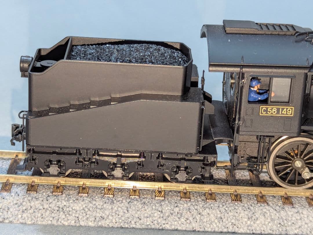 KATO　C56　蒸気機関車　【1-201】　HOゲージ　パーツ取付済み　④