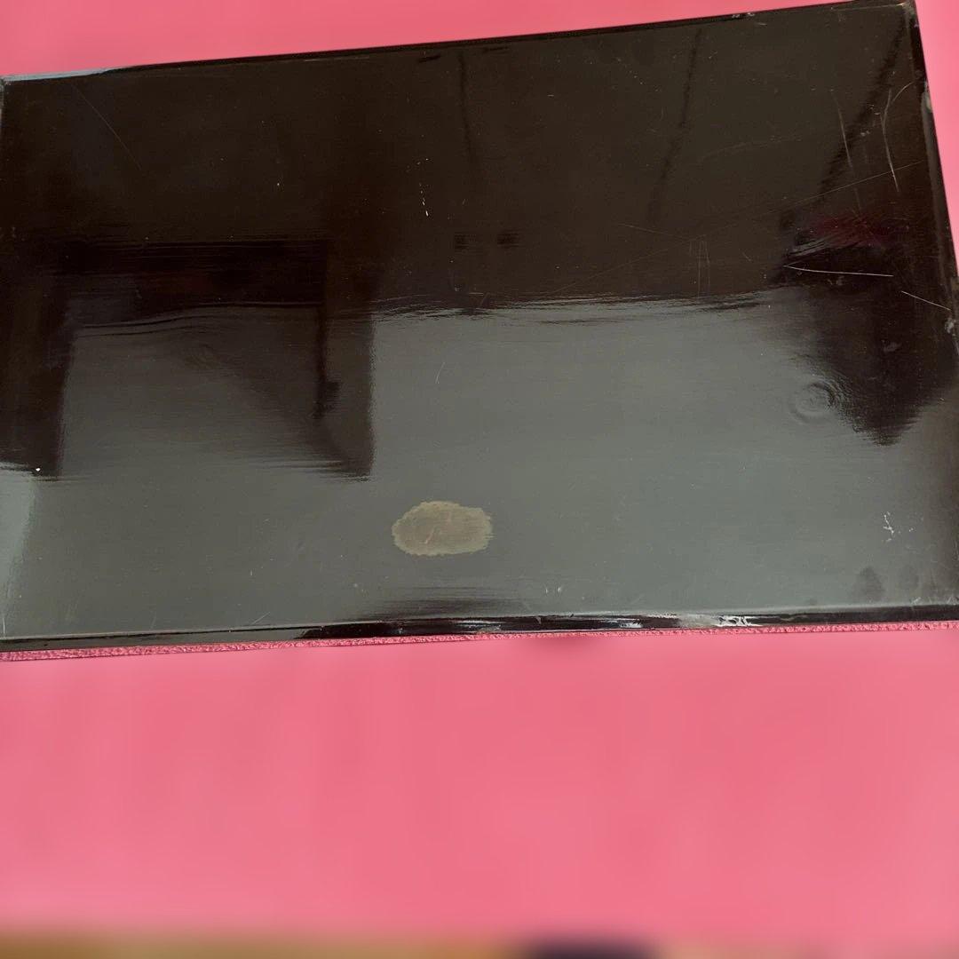 52×34×5 四角お盆アンティーク　螺鈿、金細工等