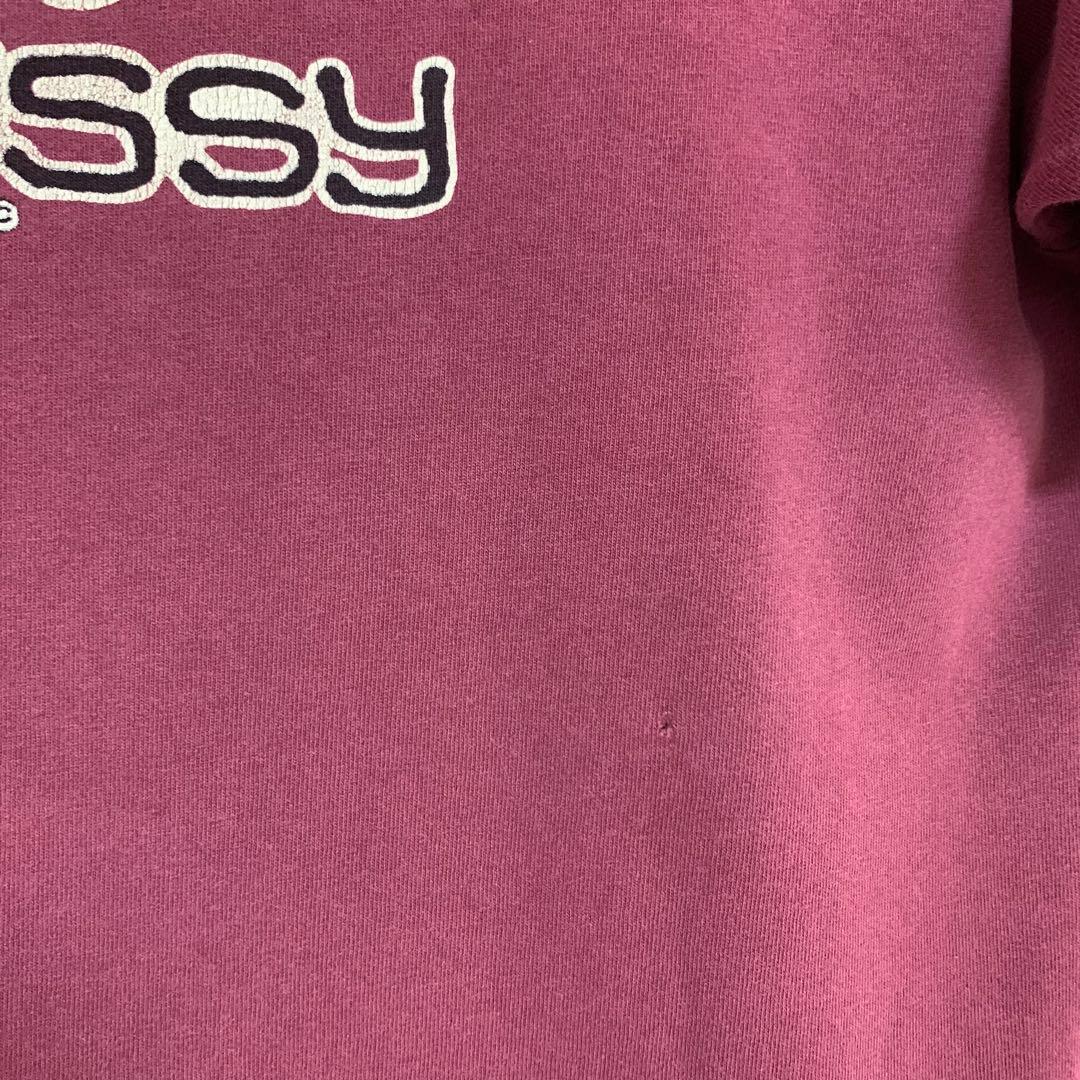 80s 後期 STUSSY 黒タグ USA製 BEAR TEE 美品 ベアー T